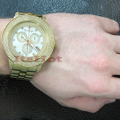 JoJo Joe Rodeo Pilot Men's Diamond Watch 3.15ct 4 JoJo Joe Rodeo Pilot Men's Diamond Watch 3.15ct - Image 4