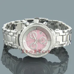 Ladies Diamond Watch 0.90ct Joe Rodeo Master Pink -PNZ Watches Shop ladies diamond watch 090ct joe rodeo master pink p 8530 5673