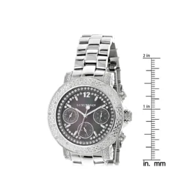 Ladies Genuine Diamond Watch By LUXURMAN 0.3ct Black MOP -PNZ Watches Shop ladies genuine diamond watch by luxurman 03ct black mop p 49201 ruler