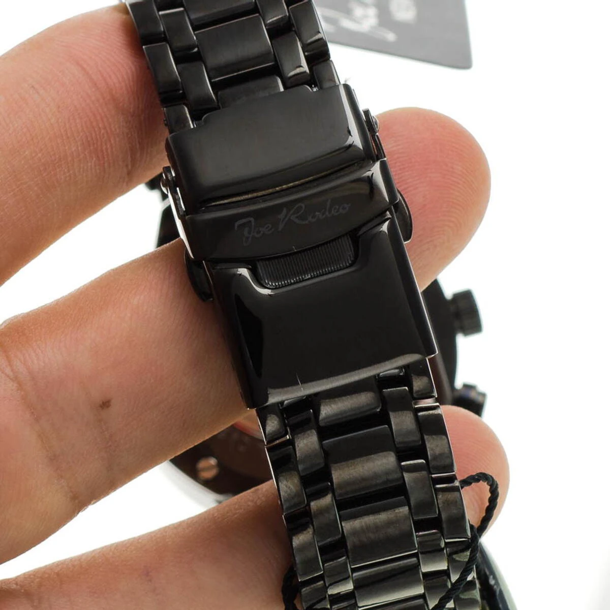 Ladies Joe Rodeo Diamond Watch 2ct Black 8 Ladies Joe Rodeo Diamond Watch 2ct Black - Image 8