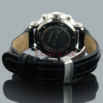 Ladies JoJo Floating Diamond Watch .75ct Rainbow Black 2 Ladies JoJo Floating Diamond Watch .75ct Rainbow Black - Image 2