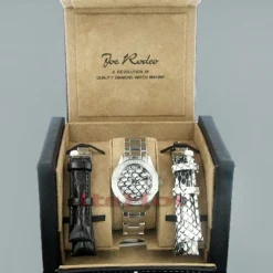 Ladies Joe Rodeo Jojo Zibra Diamond Watch 1.25 -PNZ Watches Shop ladies watches joe rodeo jojo zibra diamond watch 125 p 9193box