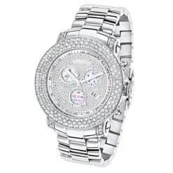 Large Iced Out Joe Rodeo Diamond Watch For Men 9ct Junior