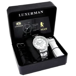 Luxurman Diamond Watch 0.2ct New Arrival For Men 8 Luxurman Diamond Watch 0.2ct New Arrival For Men -PNZ Watches Shop luxurman diamond watch 02new arrival mens watches 4