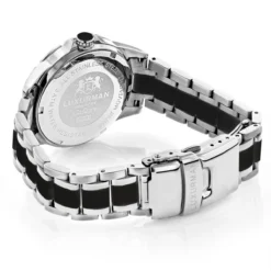 Luxurman Galaxy Midsize Diamond Watch Black Ceramic 1.25ct -PNZ Watches Shop luxurman galaxy midsize diamond watch black ceramic 125ctback