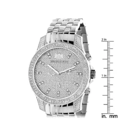 Luxurman Men's Diamond Watch 0.50 Ct 9 Luxurman Men's Diamond Watch 0.50 Ct -PNZ Watches Shop luxurman mens diamond watch 050 ct p 35221 ruler