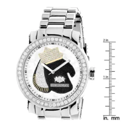 Luxurman Men's Diamond Watch With Boxing Gloves 4 CT Southpaw Edition 9 Luxurman Men's Diamond Watch With Boxing Gloves 4 CT Southpaw Edition -PNZ Watches Shop luxurman mens diamond watch with boxing gloves 45ct southpaw edition ruler