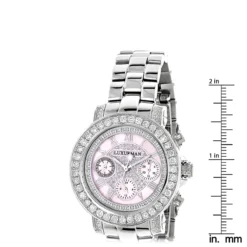 Luxurman Ladies Diamond Watch 3ct Pink 9 Luxurman Ladies Diamond Watch 3ct Pink -PNZ Watches Shop luxurman watches ladies diamond watch 3ct pink p 43232 ruler