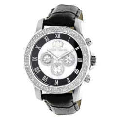 Luxurman Men's Diamond Watch 0.25ct Freeze
