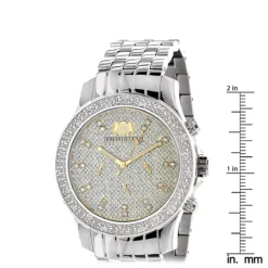 Luxurman Men's Diamond Wristwatch 0.25ct -PNZ Watches Shop luxurman watches mens diamond wristwatch 025ct p 9285 ruler