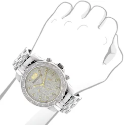 Luxurman Men's Diamond Wristwatch 0.25ct -PNZ Watches Shop luxurman watches mens diamond wristwatch 025ct p 9285bod