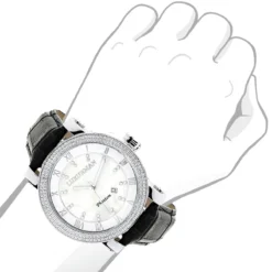 Luxurman Men's VS Diamond Watch .18ct White MOP 7 Luxurman Men's VS Diamond Watch .18ct White MOP -PNZ Watches Shop luxurman watches mens vs diamond watch 18ct white mop p 9699bod