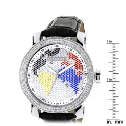 Luxurman Worldface Men's Diamond Watch 0.18ct 9 Luxurman Worldface Men's Diamond Watch 0.18ct -PNZ Watches Shop luxurman watches worldface mens diamond watch 018ct p 9698 ruler