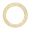 Luxury Diamond Watch Bezel For Joe Rodeo Junior Yellow Gold Plated 6ct