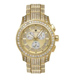 Luxury Diamond Men's Aqua Master Watch 32ct