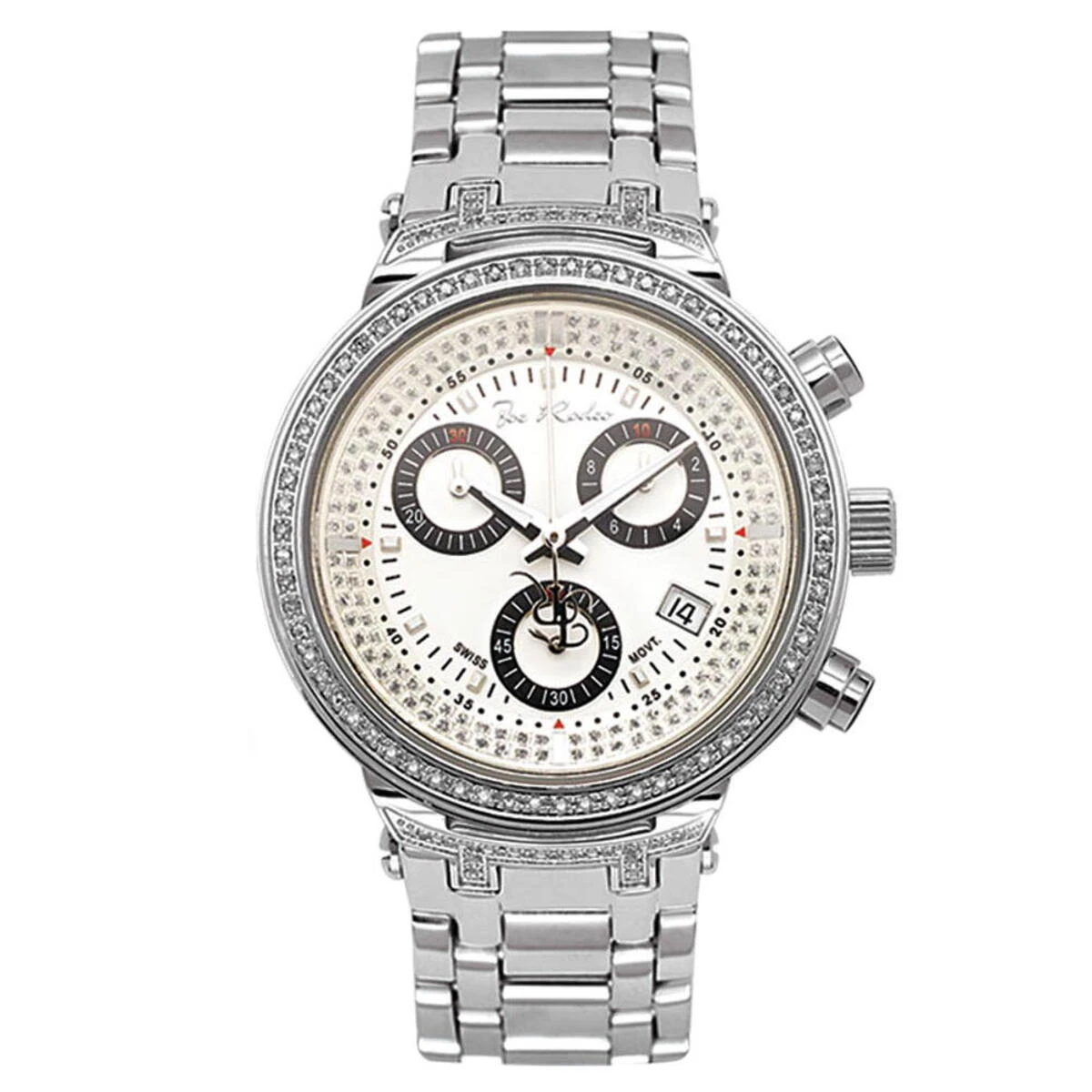 Master Ladies Joe Rodeo Diamond Watch 0.90ct White 1 Master Ladies Joe Rodeo Diamond Watch 0.90ct White