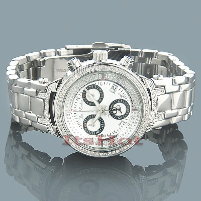 Master Ladies Joe Rodeo Diamond Watch 0.90ct White 2 Master Ladies Joe Rodeo Diamond Watch 0.90ct White - Image 2