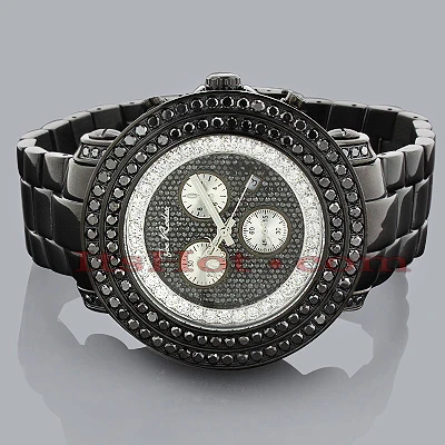 Men's Black Diamond 8.00ct Joe Rodeo Junior Watch 2 Men's Black Diamond 8.00ct Joe Rodeo Junior Watch - Image 2