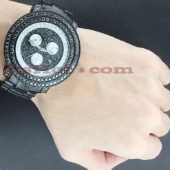 Men's Black Diamond 8.00ct Joe Rodeo Junior Watch 10 Men's Black Diamond 8.00ct Joe Rodeo Junior Watch -PNZ Watches Shop mens black diamond watches 800ct joe rodeo junior p 42323bod