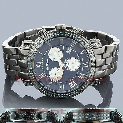 Men's Blue Diamond Joe Rodeo Classic Watch 3.5 2 Men's Blue Diamond Joe Rodeo Classic Watch 3.5 - Image 2