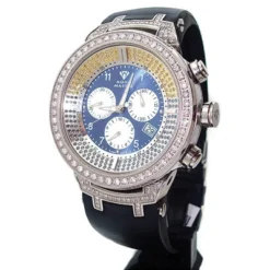 Men's Color Diamond Aqua Master Watch 4.25ct