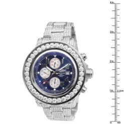 Men's Breitling Super Avenger Diamond Watch 23.78ct -PNZ Watches Shop mens custom breitling super avenger diamond watch 2378ct ruler