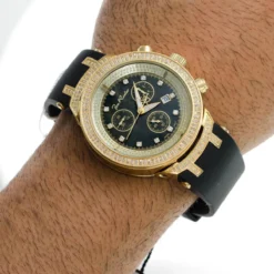 Men's Diamond Bezel Watch By Joe Rodeo: Master Model 2.20ct Yellow Gold Plated 15 Men's Diamond Bezel Watch By Joe Rodeo: Master Model 2.20ct Yellow Gold Plated -PNZ Watches Shop mens diamond bezel watch by joe rodeo master model 220ct yellow p 46815 bod2