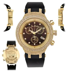Men's Diamond Bezel Watch By Joe Rodeo: Master Model 2.20ct Yellow Gold Plated 14 Men's Diamond Bezel Watch By Joe Rodeo: Master Model 2.20ct Yellow Gold Plated -PNZ Watches Shop mens diamond bezel watch by joe rodeo master model 220ct yellow p 46815 main2