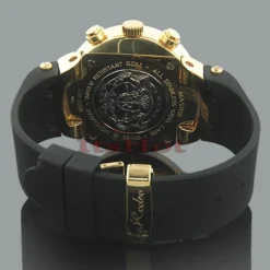 Men's Diamond Joe Rodeo Watch 2.20ct Yellow Gold Master 11 Men's Diamond Joe Rodeo Watch 2.20ct Yellow Gold Master -PNZ Watches Shop mens diamond joe rodeo watch 220ct yellow gold master p 8896back