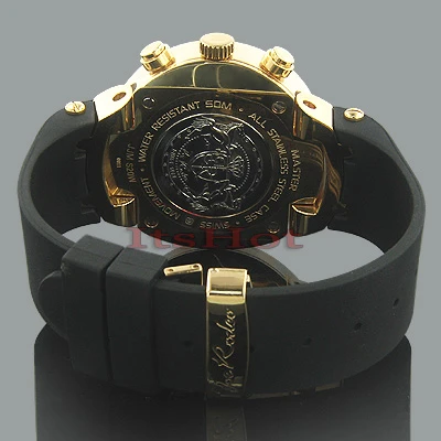 Men's Diamond Joe Rodeo Watch 2.20ct Yellow Gold Master 3 Men's Diamond Joe Rodeo Watch 2.20ct Yellow Gold Master - Image 3