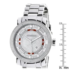 Men's Diamond Watch 0.12ct Luxurman -PNZ Watches Shop mens diamond watch 012ct luxurman p 35200 ruler