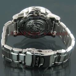 Men's Diamond Watch 6ct Joe Rodeo Trooper -PNZ Watches Shop mens diamond watch 6ct joe rodeo trooper p 9278back