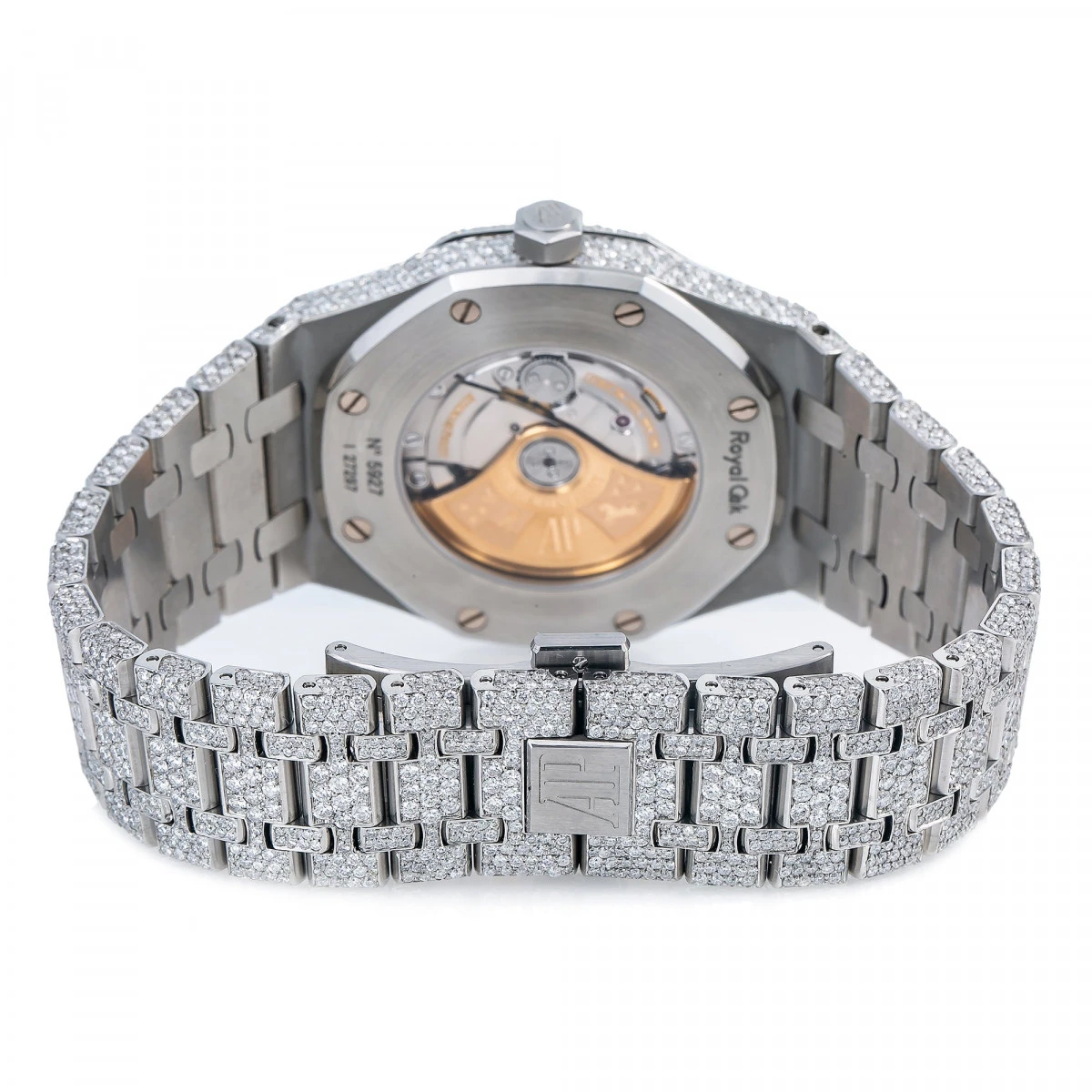 Men's Diamond Watch Audemars Piguet Royal Oak Selfwinding Silver Tone Dial 4 Men's Diamond Watch Audemars Piguet Royal Oak Selfwinding Silver Tone Dial - Image 4