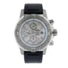 Men's Diamond Watch Breitling Super Avenger 42mm White Dial