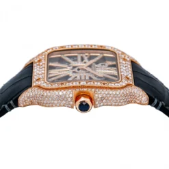 Men's Diamond Watch Cartier Santos De Cartier 18K Gold 39,8mm -PNZ Watches Shop mens diamond watch cartier santos de cartier rose gold 398 mm w01216 0E8A3040 b57e6fc8 c621 4832 830d eeb483c8e1c1 2048x2048