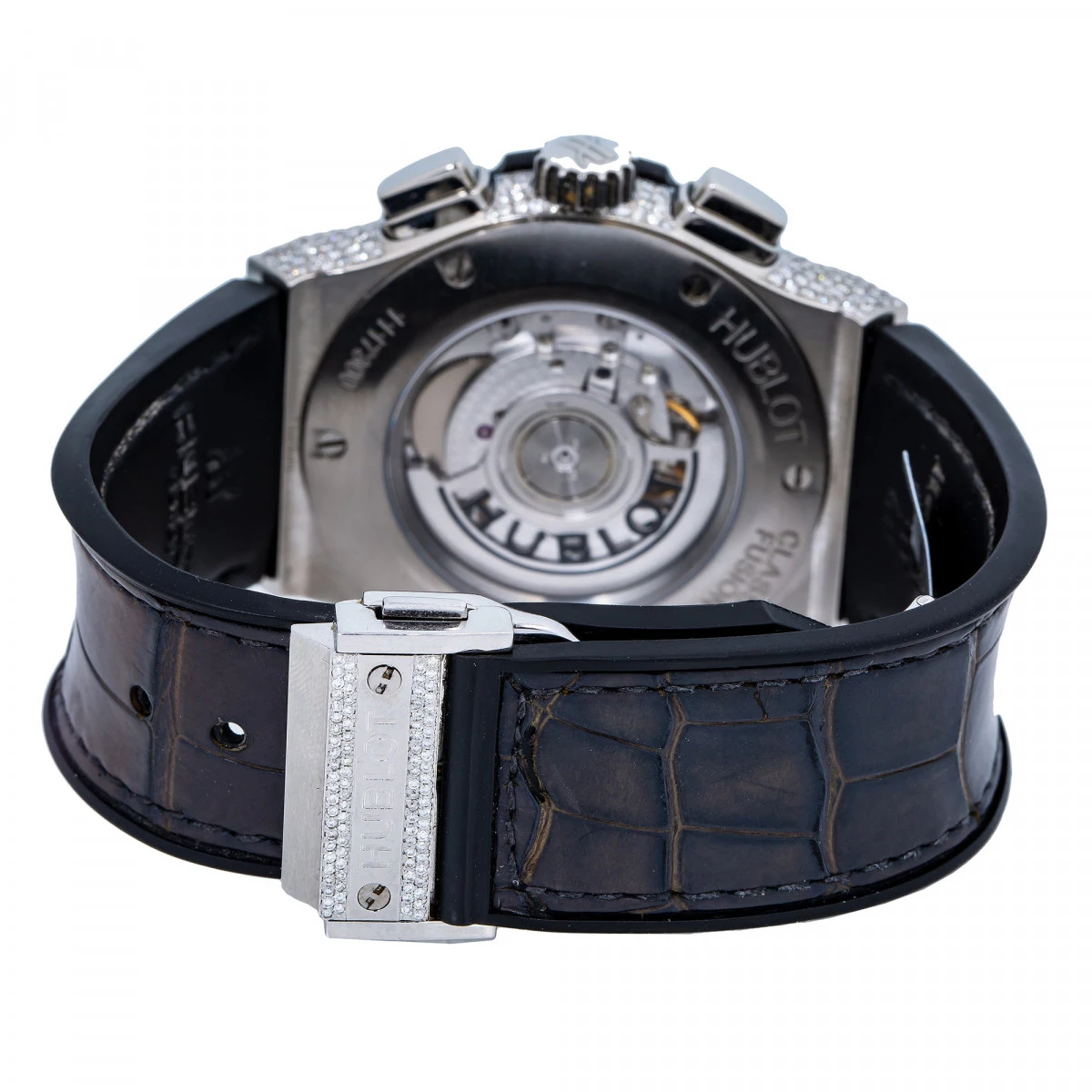 Men's Diamond Watch Hublot Classic Fusion 42mm Grey Dial 4 Men's Diamond Watch Hublot Classic Fusion 42mm Grey Dial - Image 4