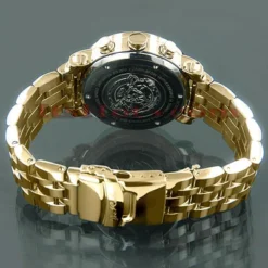 Men's Diamond Watch Joe Rodeo Classic 1.75ct Yellow 11 Men's Diamond Watch Joe Rodeo Classic 1.75ct Yellow -PNZ Watches Shop mens diamond watch joe rodeo classic 175ct yellow p 9058back