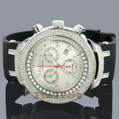 Men's Floating Diamond Watch 2.20ct Joe Rodeo Master 2 Men's Floating Diamond Watch 2.20ct Joe Rodeo Master - Image 2