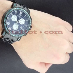 Men's Joe Rodeo Blue Diamond Watch 5.50ct Classic 13 Men's Joe Rodeo Blue Diamond Watch 5.50ct Classic -PNZ Watches Shop mens joe rodeo blue diamond watch 550ct classic p 35778bod