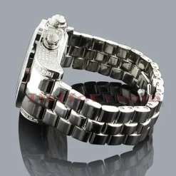 Men's Joe Rodeo Diamond Watch Master Pilot 14.70ct -PNZ Watches Shop mens joe rodeo diamond watch master pilot 1470ct p 35659back