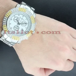 Men's Joe Rodeo Junior Diamond Watch 4.75ct -PNZ Watches Shop mens joe rodeo junior diamond watch 475ct p 35661bod