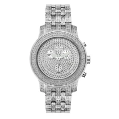 Men's Joe Rodeo Watch 3.50ct Diamond Band 2000