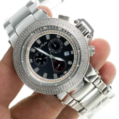 Men's Joe Rodeo Watch 4.00ct Diamonds Razor Black -PNZ Watches Shop mens joe rodeo watch 400ct diamonds razor black p 9040 bod3