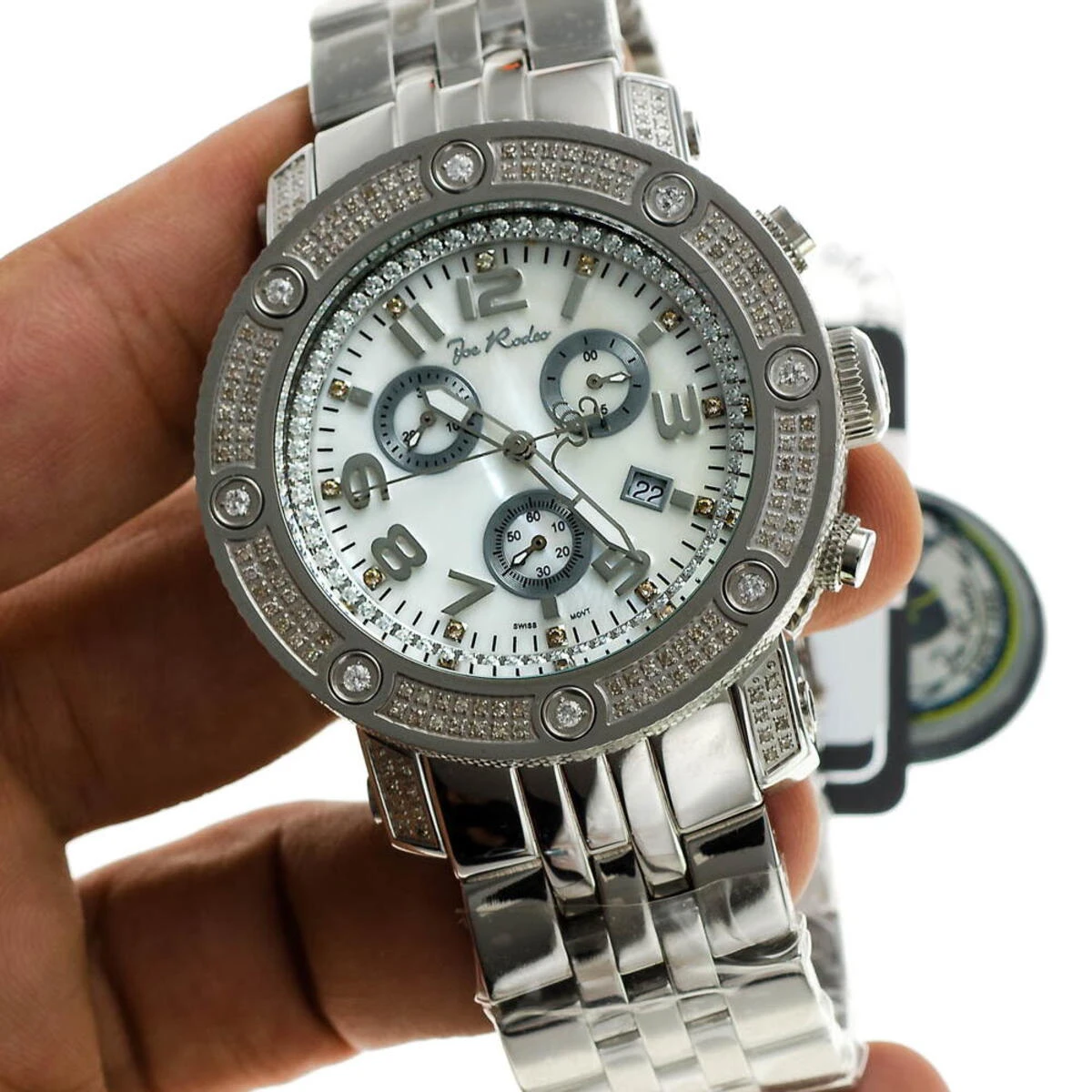 Men's Joe Rodeo JoJo Apollo Diamond Watch 1.70ct 8 Men's Joe Rodeo JoJo Apollo Diamond Watch 1.70ct - Image 8