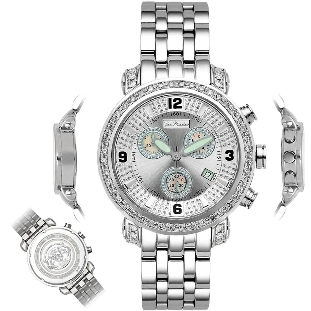 Men's JoJo Joe Rodeo Classic Diamond Watch 2.50ct 6 Men's JoJo Joe Rodeo Classic Diamond Watch 2.50ct - Image 6