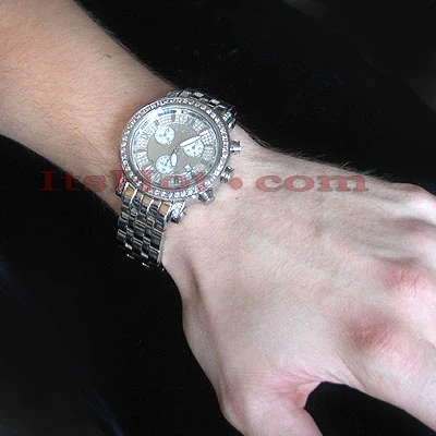 Men's JoJo Joe Rodeo Classic Diamond Watch 2.50ct 4 Men's JoJo Joe Rodeo Classic Diamond Watch 2.50ct - Image 4