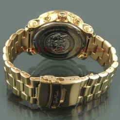 Men's JoJo Joe Rodeo Junior Diamond Watch 4.75ct Yellow -PNZ Watches Shop mens jojo joe rodeo junior diamond watch 475ct yellow p 8981back