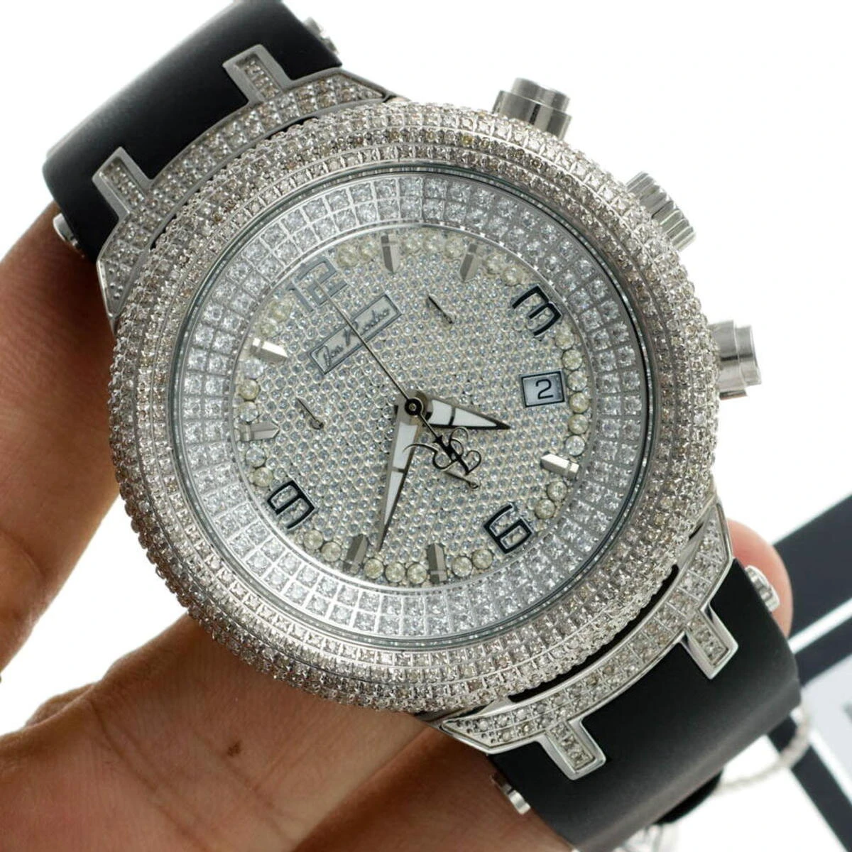Real Diamond Watch For Men: Joe Rodeo Master 6.50ct 8 Real Diamond Watch For Men: Joe Rodeo Master 6.50ct - Image 8