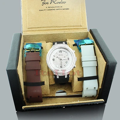 Real Diamond Watch For Men: Joe Rodeo Master 6.50ct 5 Real Diamond Watch For Men: Joe Rodeo Master 6.50ct - Image 5