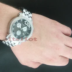 Rainbow JoJo Watch With Diamond Bezel, 1.75ct, Silver -PNZ Watches Shop rainbow jojo watch with diamond bezel 175ct silver p 8553bod